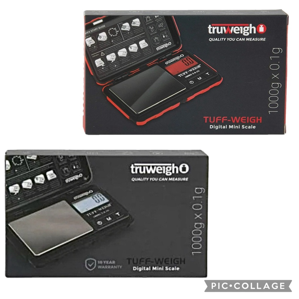 (2) Truweigh Tuff-Weigh Scale - 1000g x 0.1g